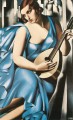 ギターを持つ青い女性 1929年 現代 タマラ・デ・レンピッカ
